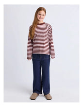 Load image into Gallery viewer, Brooklyn Stripe Long Sleeve - Chocolate
