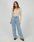 Load image into Gallery viewer, Aria Knit Long Sleeve Top - Oat
