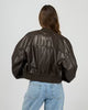Luxe Bomber Jacket - Chocolate