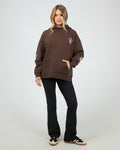 Load image into Gallery viewer, Serene Relaxed Hoodie - Brown

