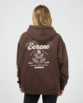 Load image into Gallery viewer, Serene Relaxed Hoodie - Brown
