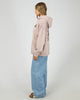 Flower Co Relaxed Hoodie - Fawn