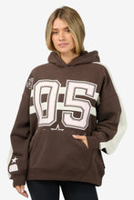 Load image into Gallery viewer, Ninety Five Relaxed Hoodie - Brown

