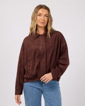 Load image into Gallery viewer, Haze Suede Jacket -  Chocolate
