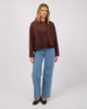 Haze Suede Jacket -  Chocolate