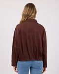 Load image into Gallery viewer, Haze Suede Jacket -  Chocolate
