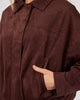 Haze Suede Jacket -  Chocolate