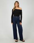 Load image into Gallery viewer, Kylie Off Shoulder L/S Top - Black

