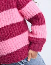Load image into Gallery viewer, Daria Knit Jumper - Cranberry

