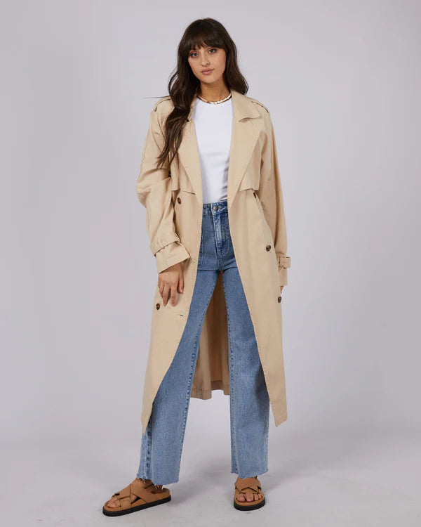 Eve Trench Coat - Tan