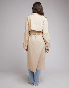Eve Trench Coat - Tan