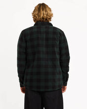 Load image into Gallery viewer, Bowered Flannel Fleece LS - Scarab
