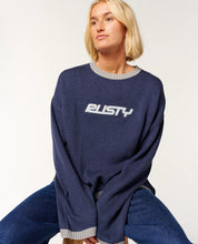 Load image into Gallery viewer, Rider Relaxed Crew Neck Knit - Navy
