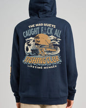 Load image into Gallery viewer, Caught Fk All Jaw Pullover - Navy

