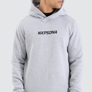 Centaur Dual Curved Hoodie - Grey Marle