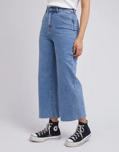 Charlie High Rise Wide Leg Heritage - Denim