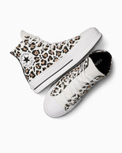 Load image into Gallery viewer, Chuck Taylor Leopard Love HI - White/Black
