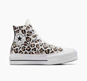 Chuck Taylor Leopard Love HI - White/Black