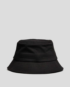 Classic Dot Patch Bucket Hat - Black