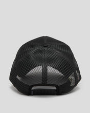 Load image into Gallery viewer, Classic Foil Trucker - BLACK/ROSE GOLD
