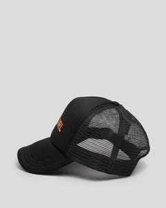 Classic Foil Trucker - BLACK/ROSE GOLD