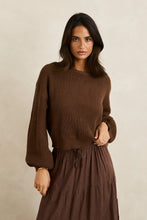 Load image into Gallery viewer, Classic Knit Jumper - Chocolate
