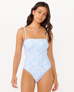 Classic Surf One Piece - Mid Blue