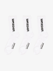 Core Sock 3 Pack - White
