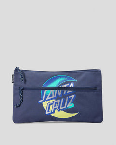 Dark Arts Moon Dot Pencil Case - Navy