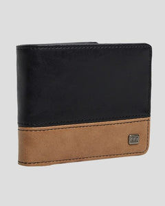 Dimension Wallet - Black Tan