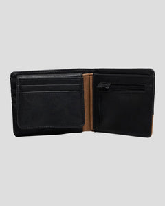 Dimension Wallet - Black Tan