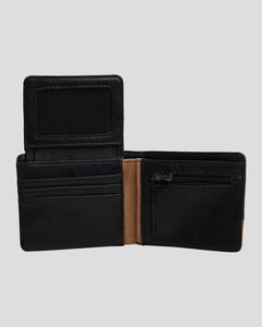 Dimension Wallet - Black Tan