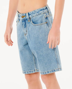 Hyped Up Denim Walkshort - Denim