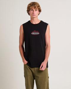 Fire Boy Muscle Tee - Black