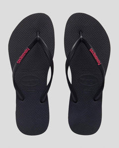 H Slim Logo Pop Us - Black Neon Pink
