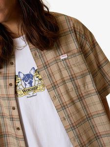 Hank Short Sleeve Work Shirt - Grey