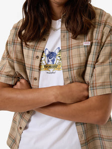 Hank Short Sleeve Work Shirt - Grey