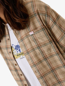 Hank Short Sleeve Work Shirt - Grey