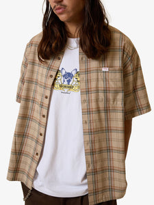 Hank Short Sleeve Work Shirt - Grey