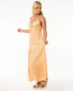 High Tide Ditsy Maxi Dress - Peach