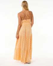 Load image into Gallery viewer, High Tide Ditsy Maxi Dress - Peach
