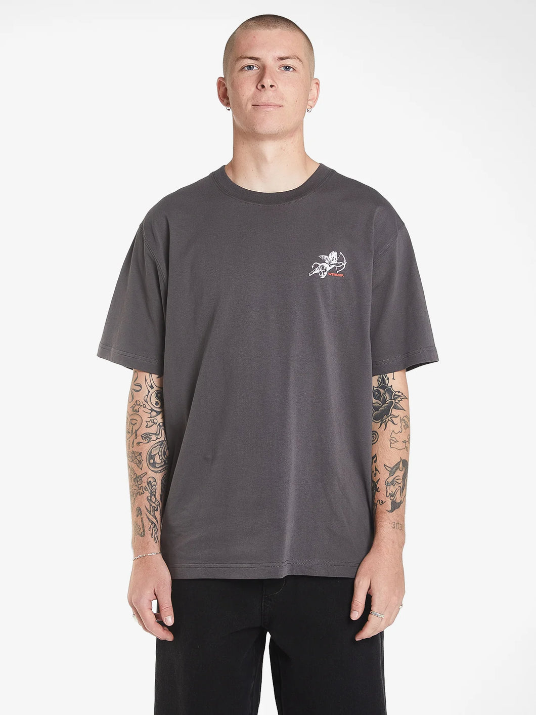 Cherub Tee - Worn Black