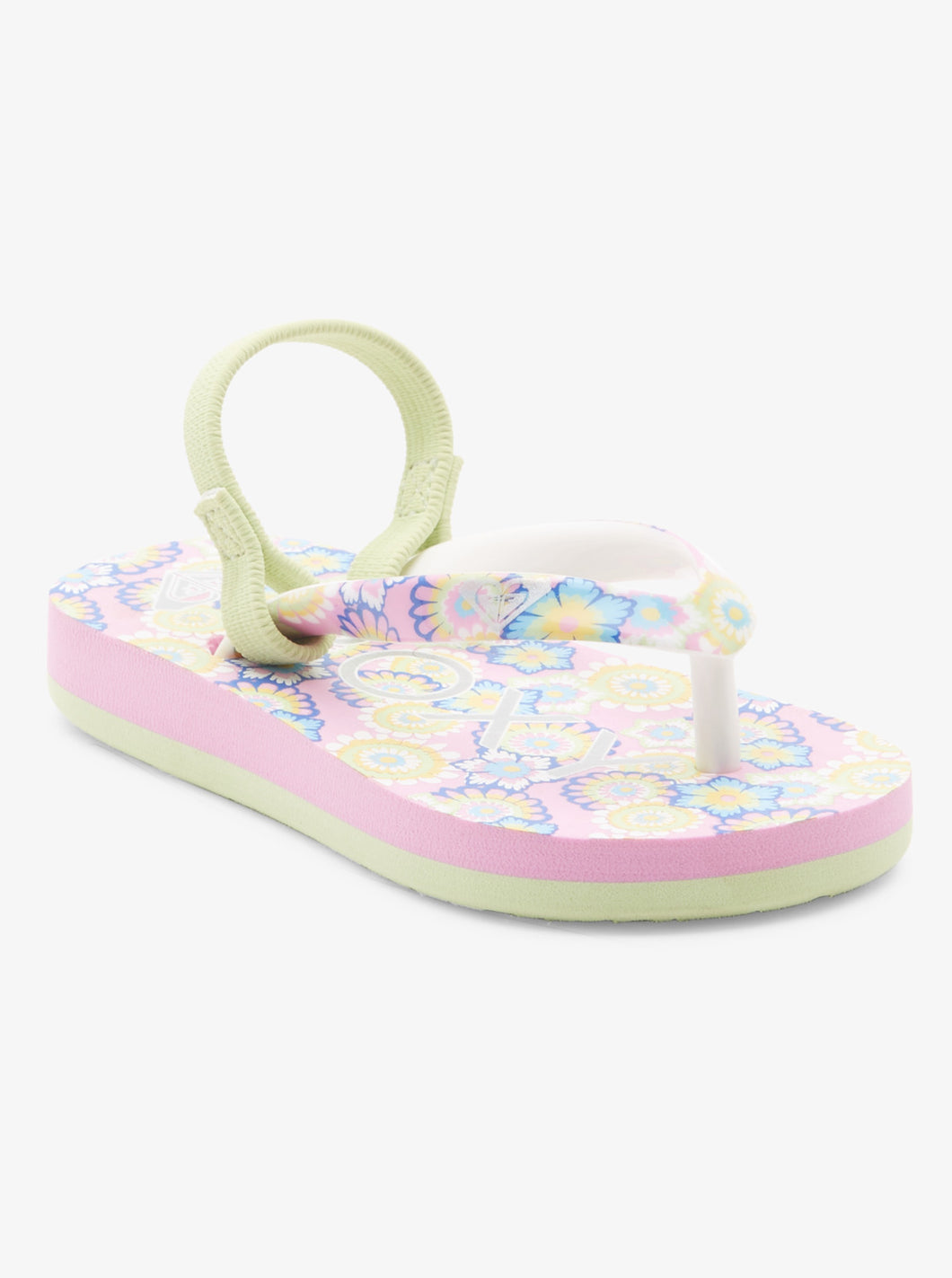 TW Pebbles Thong VI - WHITE/CRAZY PINK/ SOFT LIME