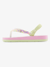 Load image into Gallery viewer, TW Pebbles Thong VI - WHITE/CRAZY PINK/ SOFT LIME
