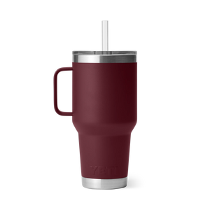 Rambler 35oz Straw Mug - Wild Vine Red