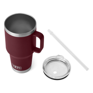 Rambler 35oz Straw Mug - Wild Vine Red