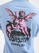 Load image into Gallery viewer, Horns Tee - Cerulean
