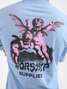 Horns Tee - Cerulean