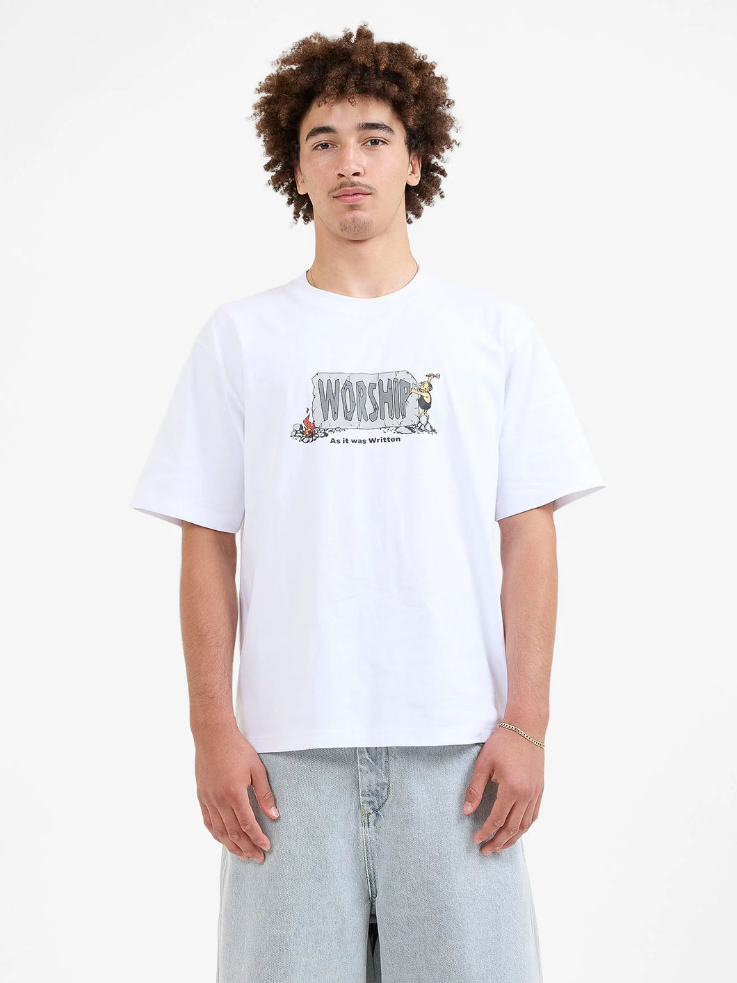 Etched Tee - White