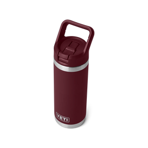 Rambler 18 oz C Straw Bottle - Wild Vine Red